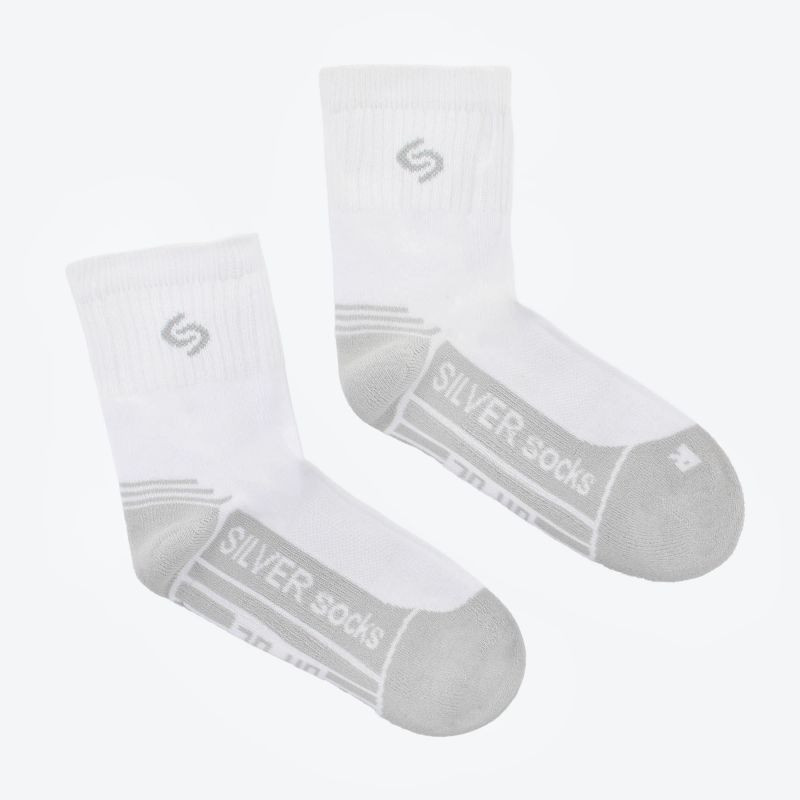 Ponožky Inmove Athletic D.Silver M INMOVEATHLETICD.SILVER White/Grey 38 / 40