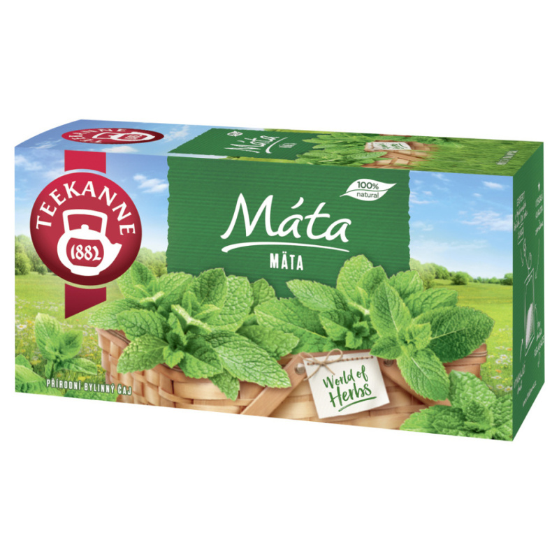 Čaj Teekanne Máta, 20 x 1,5 g