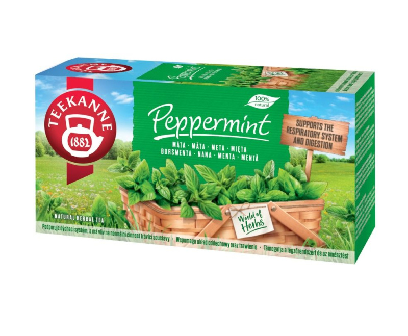 Čaj Teekanne Máta, 20 x 1,5 g