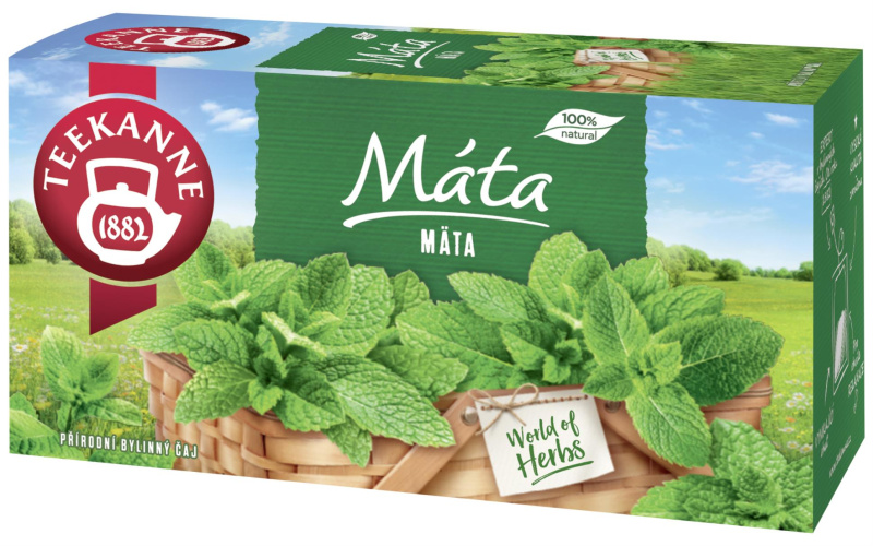 Čaj Teekanne Máta, 20 x 1,5 g