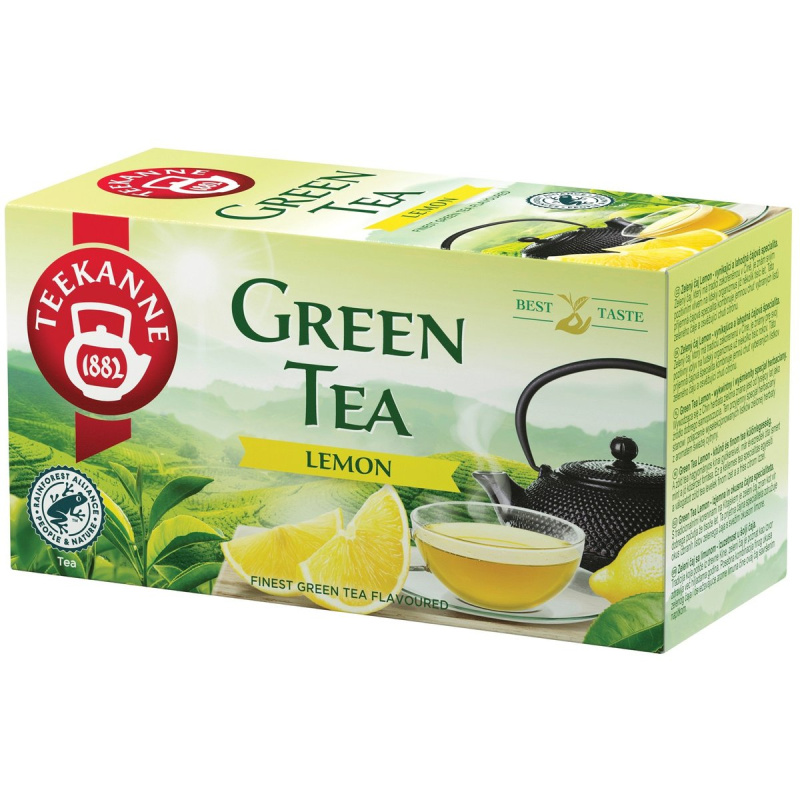 Čaj Teekanne Zelený s citronem, 20 x 1,75 g