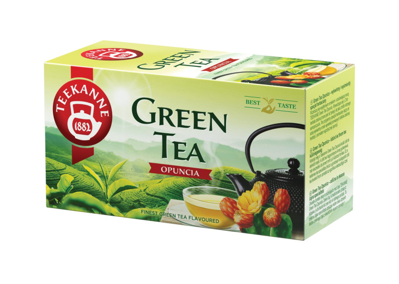 Čaj Teekanne Zelený s opuncií, 20 x 1,75 g