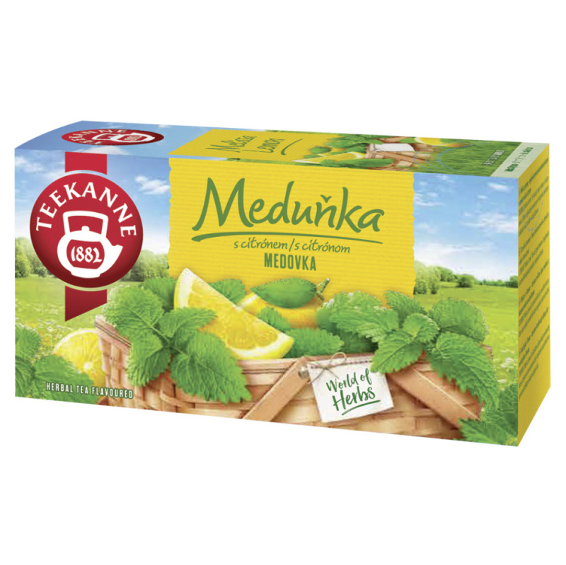 Teekanne - bylinný čaj - meduňka s citrónem