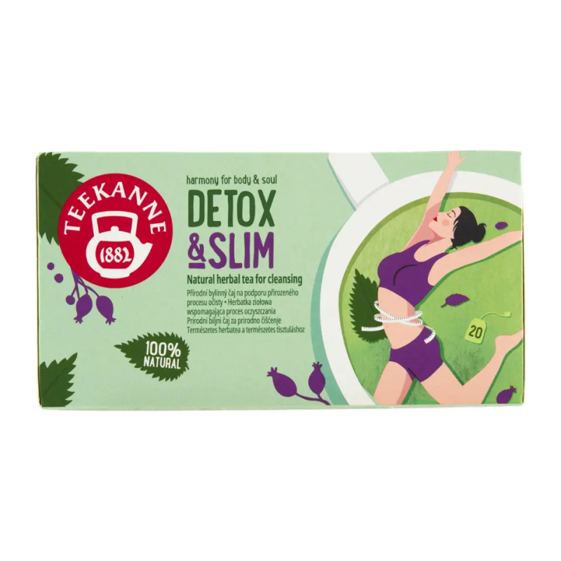 TEEKANNE Detox & Slim bylinný čaj 20 sáčků