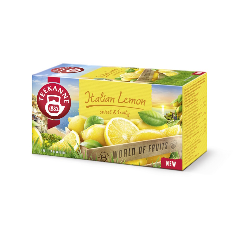 Ovocný čaj Teekanne - s citrónem, 20x2 g
