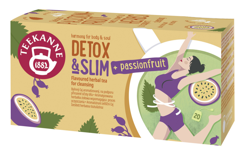 TEEKANNE Detox & Slim passionfruit bylinný čaj 20 sáčků