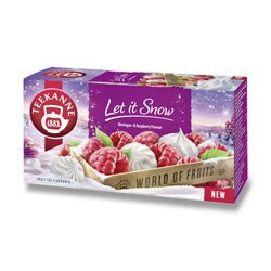 Ovocný čaj Teekanne - sněhová pusinka a malina, 20x 2,25 g