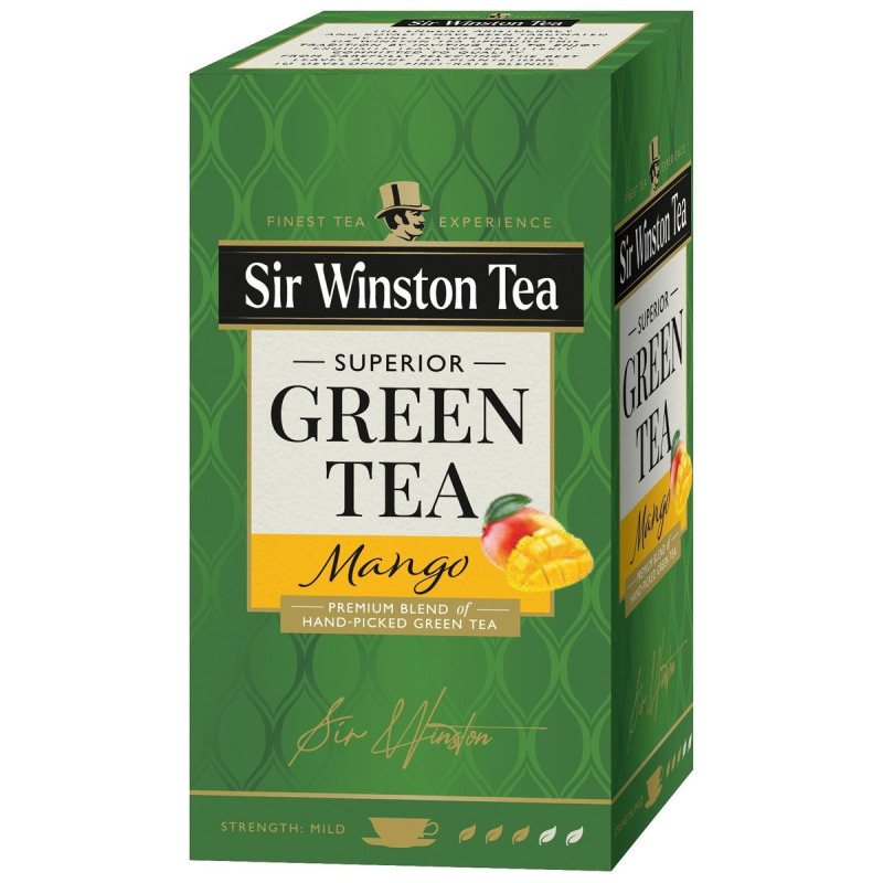 Sir Winston Tea Green Tea Mango čaj
