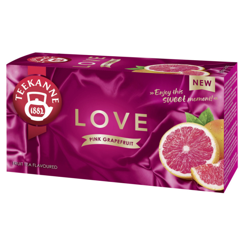 Ovocný čaj Teekanne LOVE Pink Grapefruit 20x 2,25g