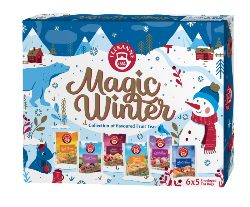 TEEKANNE Magic winter ovocná kolekce čajů 6 x 5 sáčků