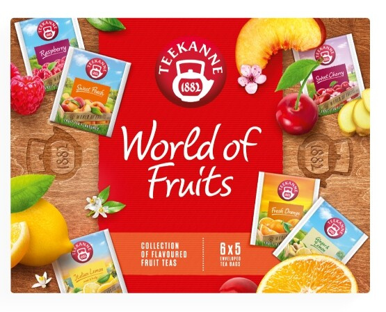 TEEKANNE World of fruits ovocná kolekce čajů 6 x 5 sáčků