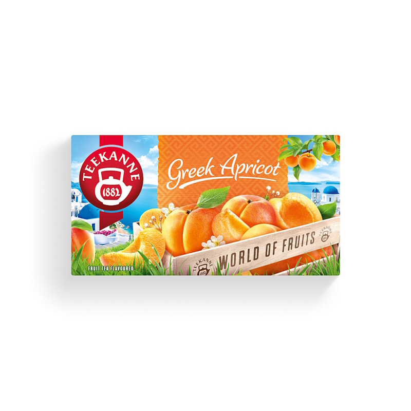 Ovocný čaj Teekanne - řecká meruňka, 20x 2,25 g, 50 g