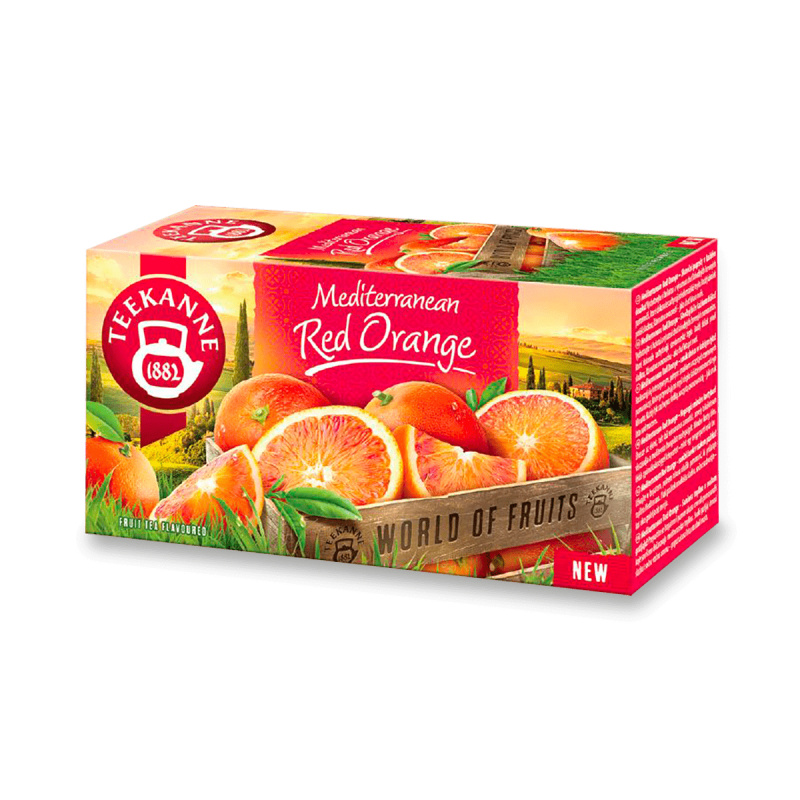 TEEKANNE Mediterranean red orange ovocný čaj 20 sáčků