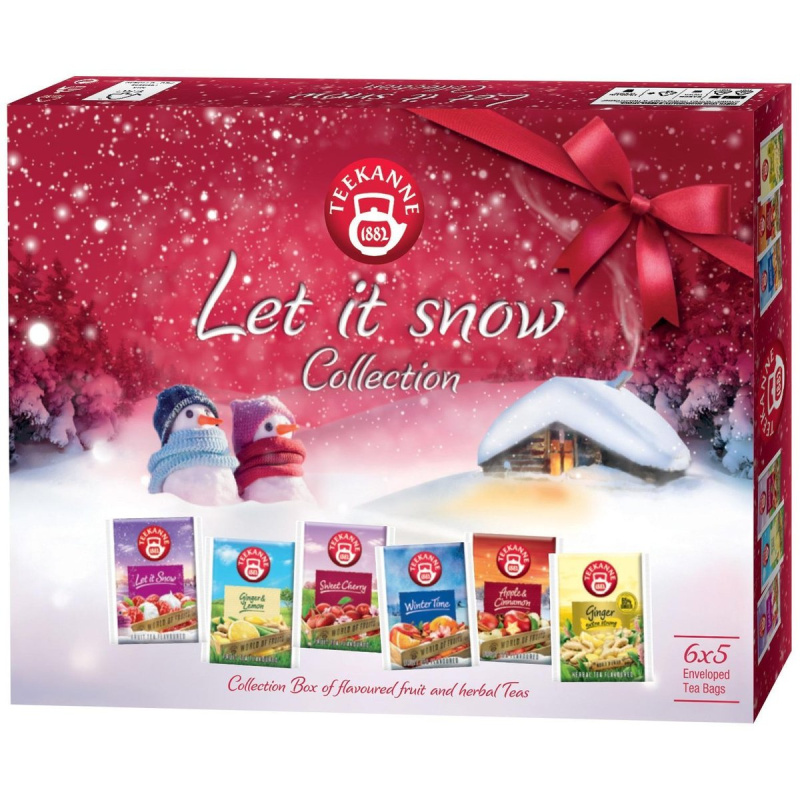 TEEKANNE Let it snow čajová kolekce 6 x 5 sáčků