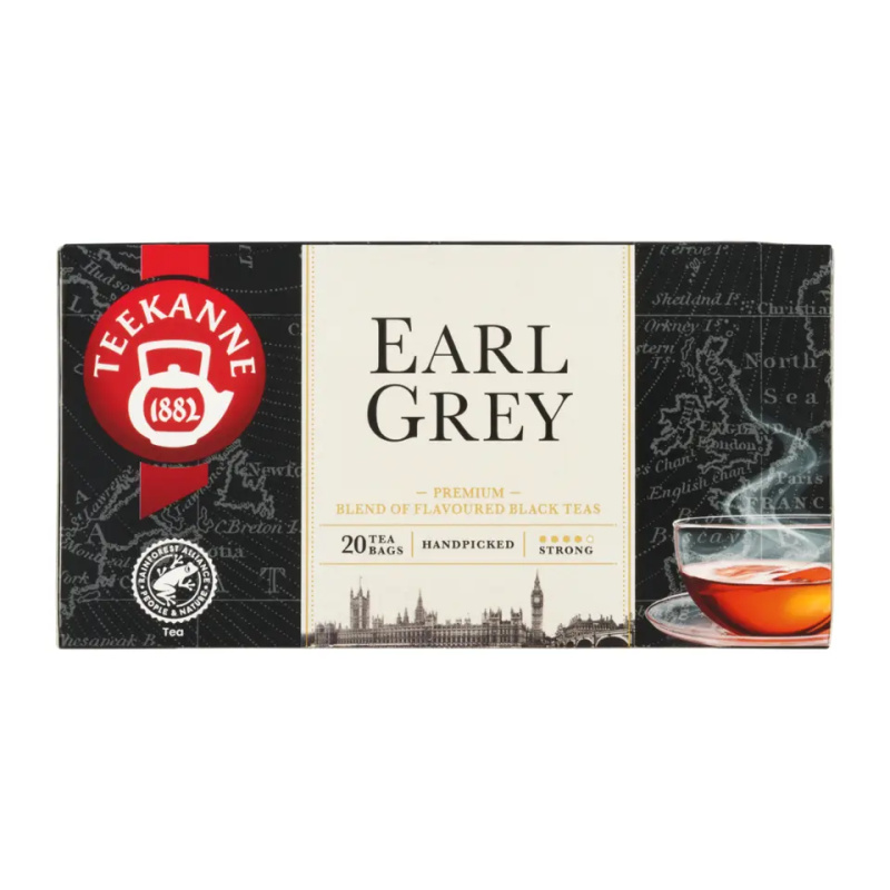 Čaj Teekanne černý Earl Grey, 20 x 1,65 g