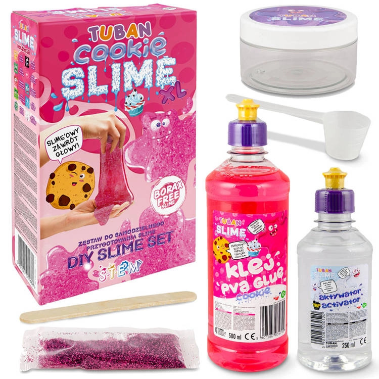 Tuban Výroba slizu XL Pink Cookies Shine