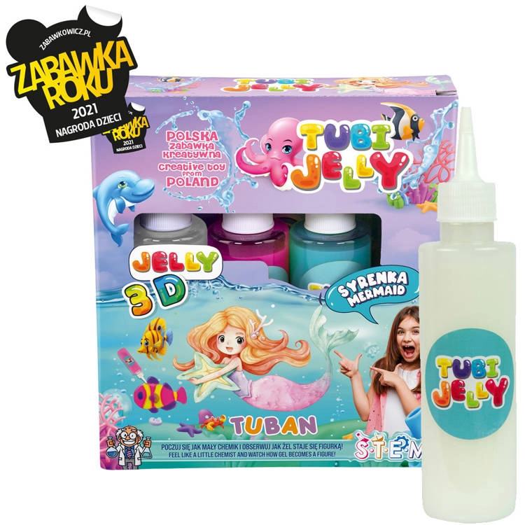 TUBAN Tubi Jelly Kreativní set Mořská panna
