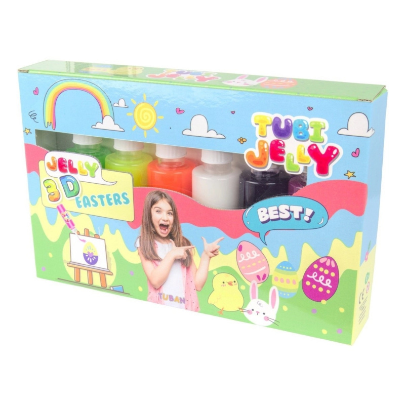 Velikonoční kreativní sada Tubi Jelly 6 barev
