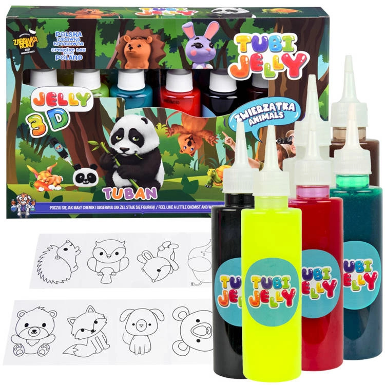 TUBAN Tubi Jelly Kreativní set XL Zvířátka