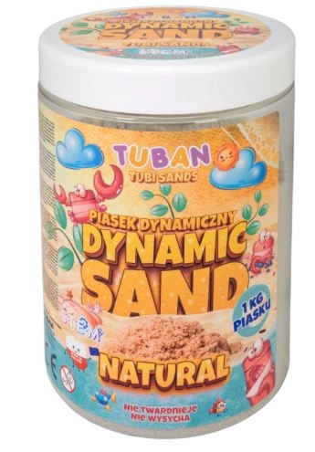 Dynamický písek Tuban 1 kg – Přírodní