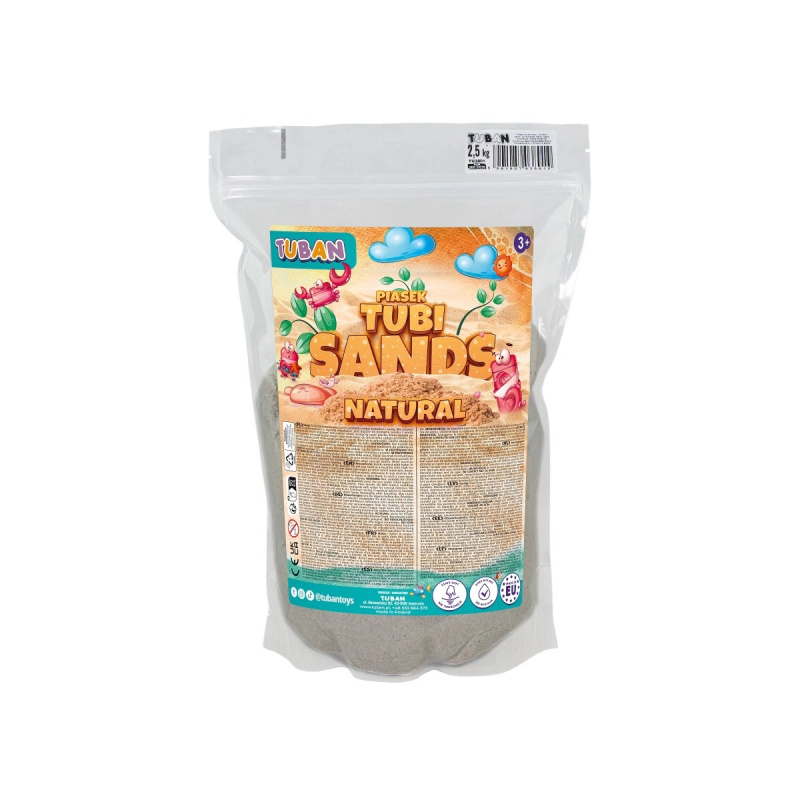 TUBI SAND přírodní kinetický písek v sáčku 2,5 kg