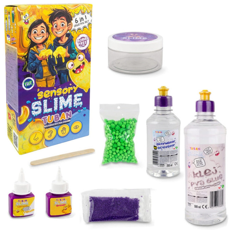 Kreativní sada Sensory Slime 6v1