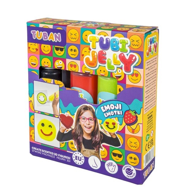 Sada Tubi Jelly Emotikony 3 barvy