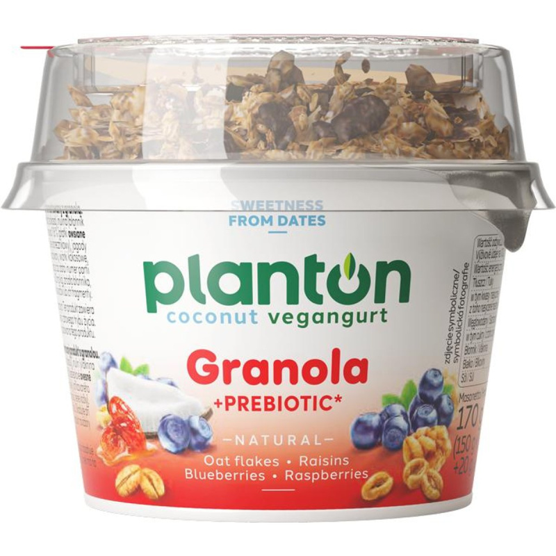 PlantON Vegangurt kokosový s granolou