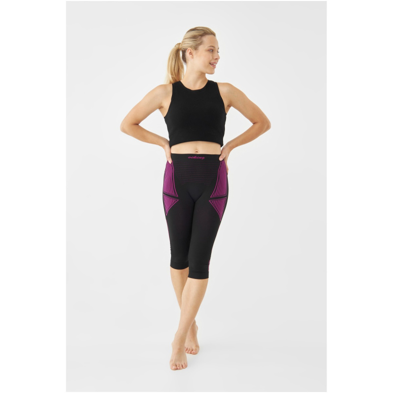 Dámské funkční kalhoty VIKING Etna (3/4 Pants) černá Velikost: S