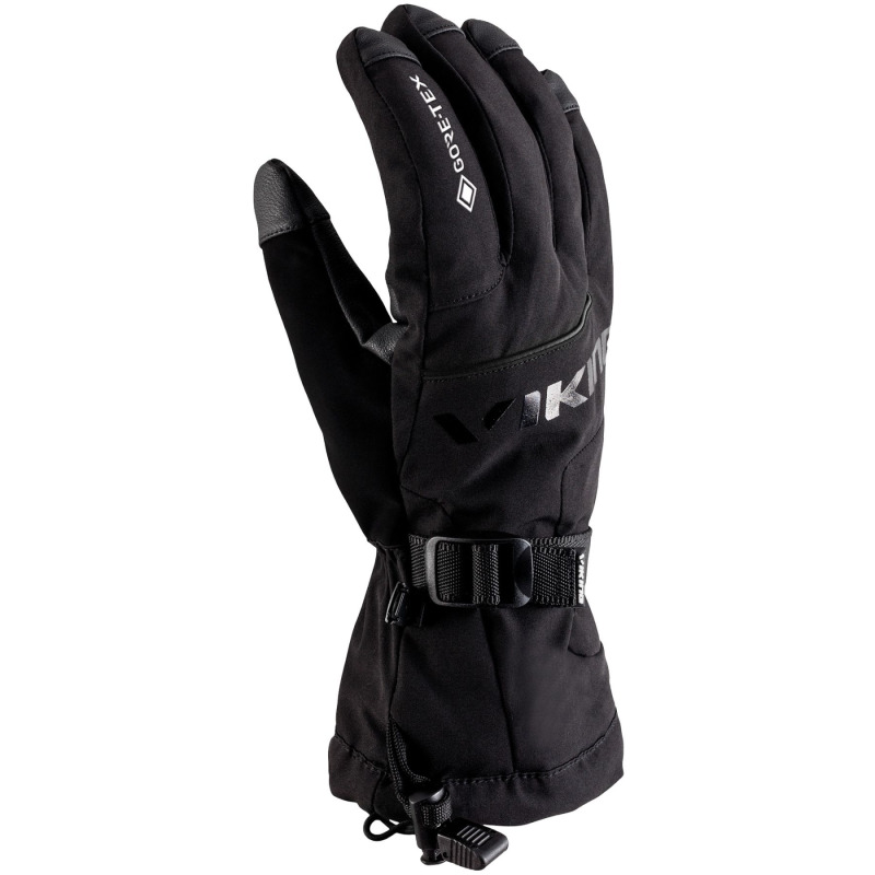 Unisex lyžařské rukavice viking hudson gtx® černá 9