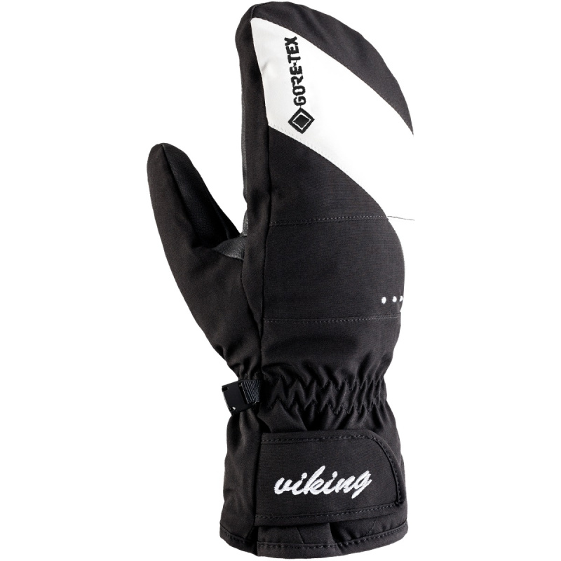 Dámské lyžařské palčáky VIKING Sherpa GTX® Mitten černobílá Velikost: 5