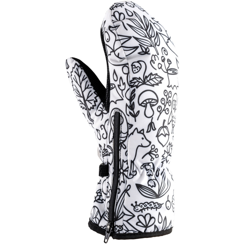 Lyžařské palčáky dětské VIKING Motiv bílá Velikost: 2