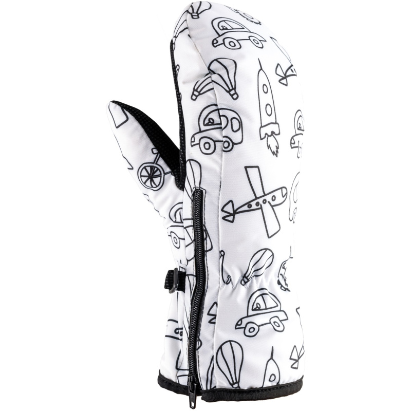 Lyžařské palčáky dětské VIKING Motiv bílá Velikost: 3