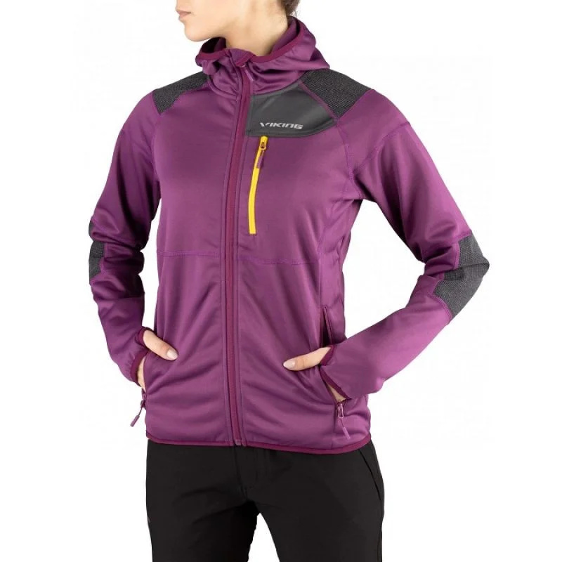 Dámská mikina s kapucí VIKING Yosemite fialová Velikost: XL