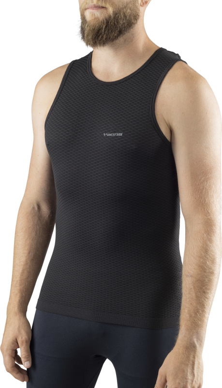 Lehké unisex tílko VIKING Easy Dry Singlet černá Velikost: XL