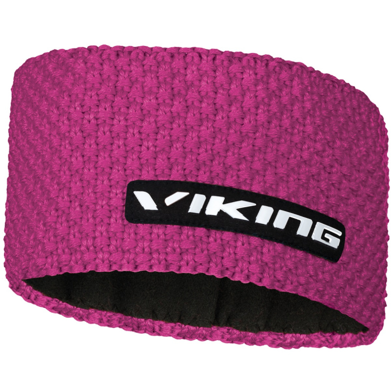 Zimní čelenka VIKING Berg Headband růžová Velikost: UNI