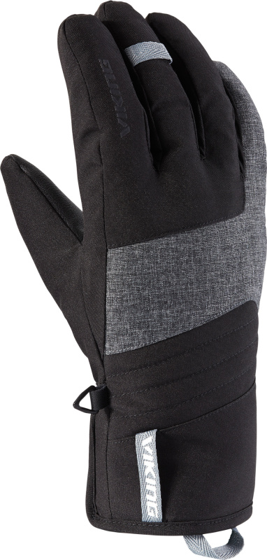 Dámské lyžařské rukavice VIKING Espada černošedá Velikost: 8
