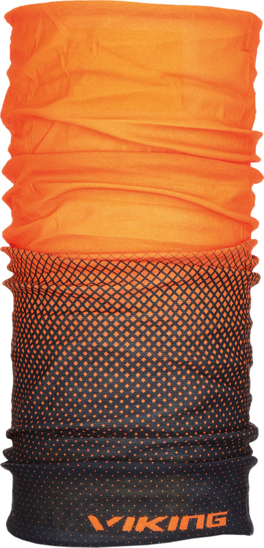 Funkční sportovní nákrčník VIKING 7123 Polartec Outside oranžovočerná Velikost: UNI