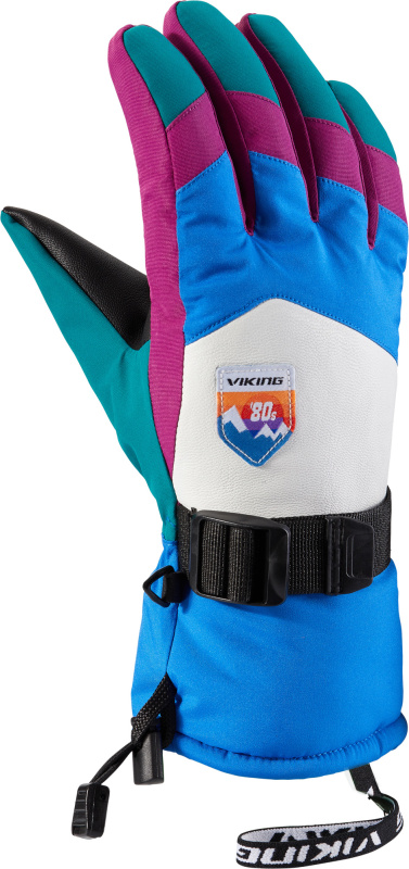 Dámské lyžařské rukavice VIKING Cherry modrozelená Velikost: 5