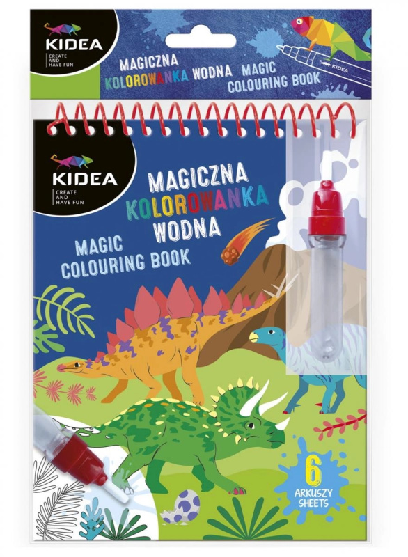 Malování vodou Kidea dinosauři