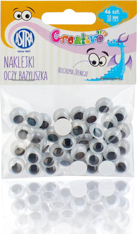 Astra Creativo Samolepící oči 10 mm Bazilišek 158513