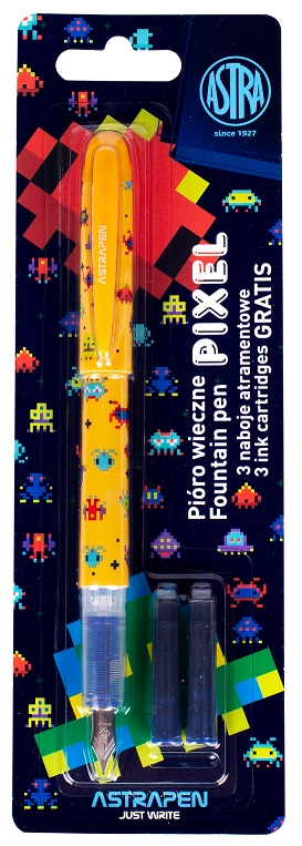 Astra plnící pero Pixel se 3 náplněmi 143338