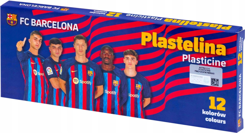 Plastelína ASTRA FC Barcelona – 12 barev