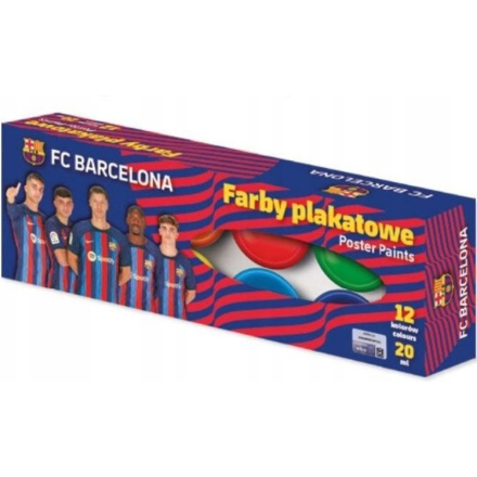Temperové barvy ASTRA FC BARCELONA 12×20 ml