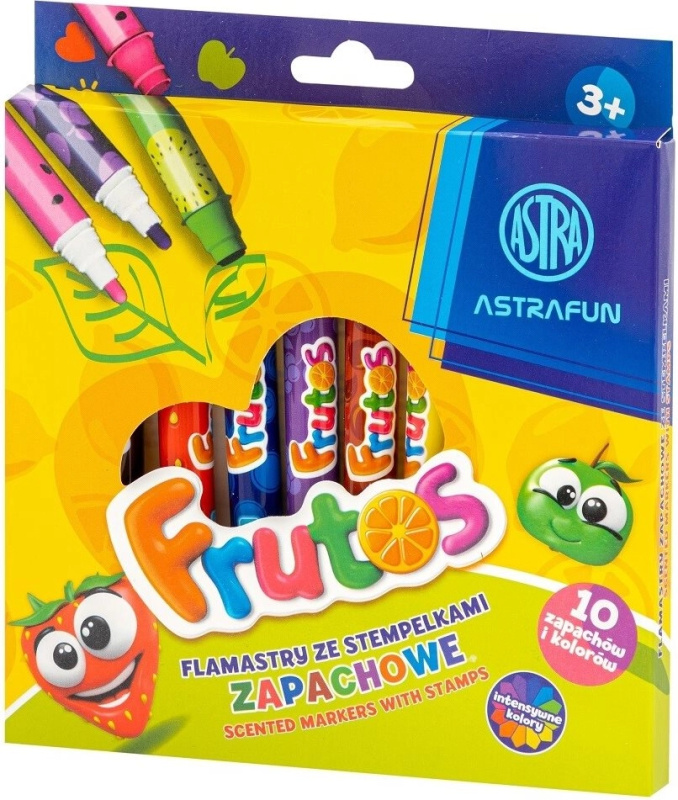 ASTRA voňavé fixy Frutos, 10 ks