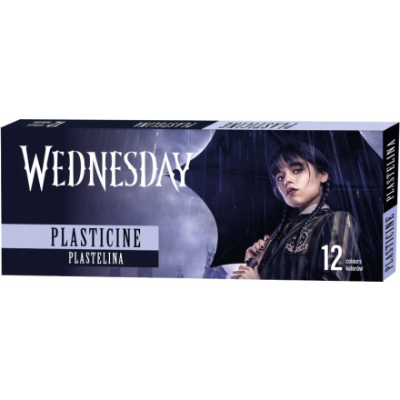 Plastelína ASTRA 12 barev WEDNESDAY