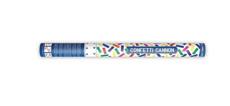 Konfety párty 60cm barevné metalické