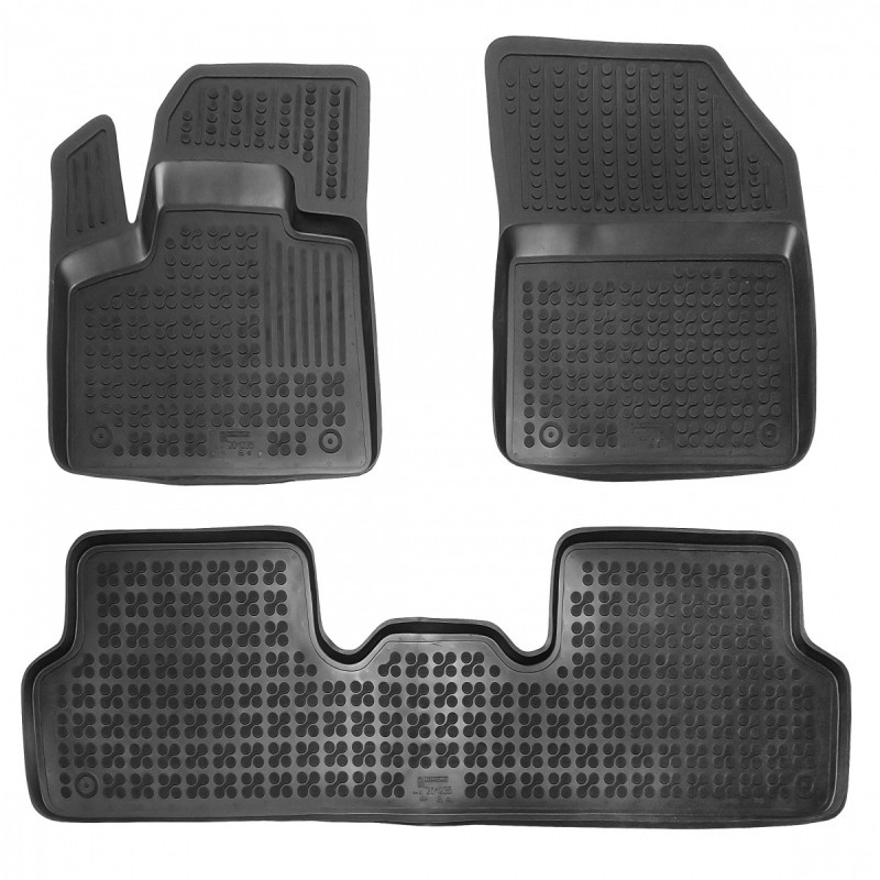 Gumové autokoberce Citroen DS7 Crossback 2018- (bez tunelu)