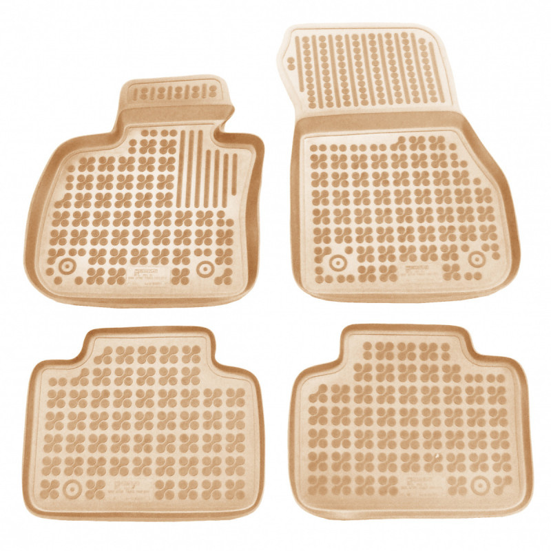 Gumové autokoberce BMW 2 2014-2019 (F45, béžové)