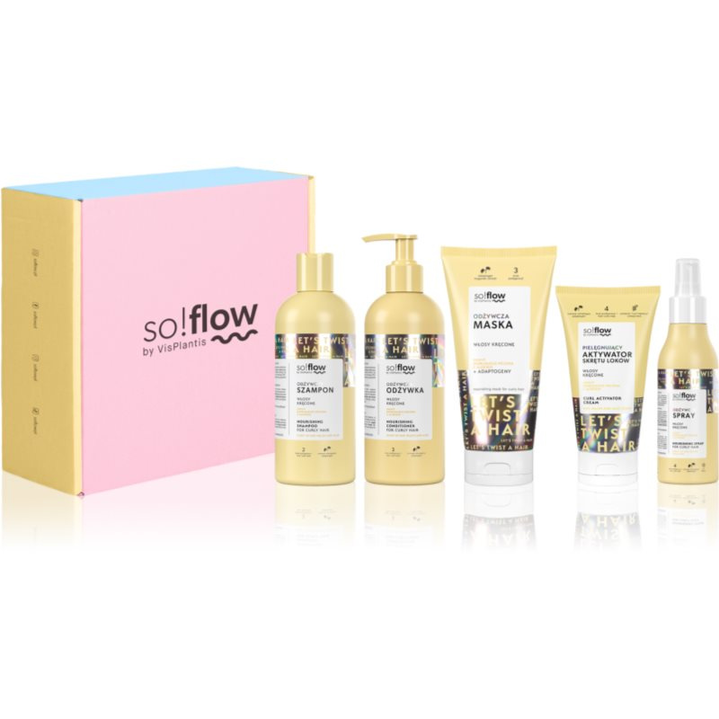 so!flow Daily Curl Refresh Set dárková sada pro kudrnaté vlasy